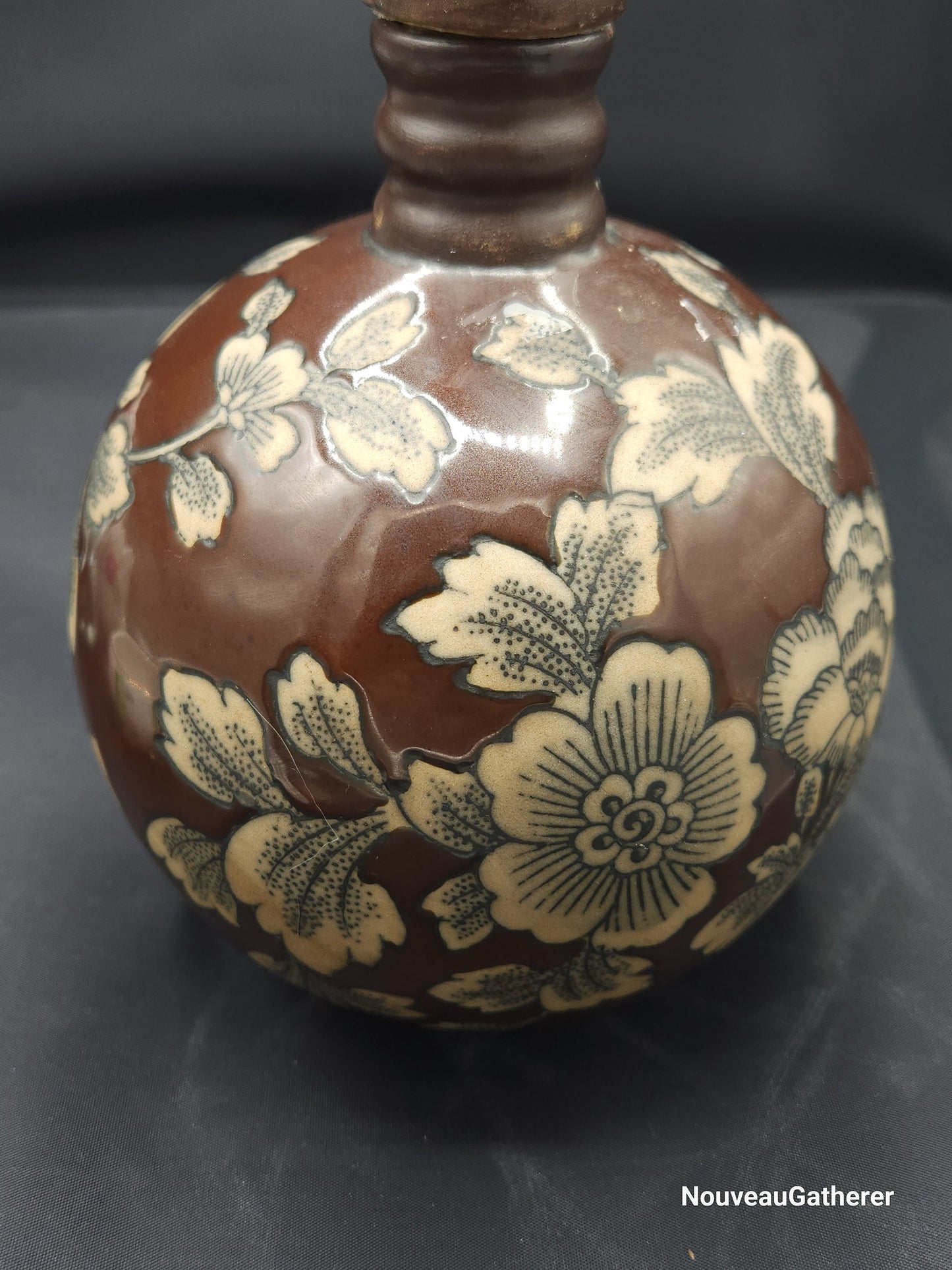 Antique Royal Temple Vase Ceramic Hand Painted