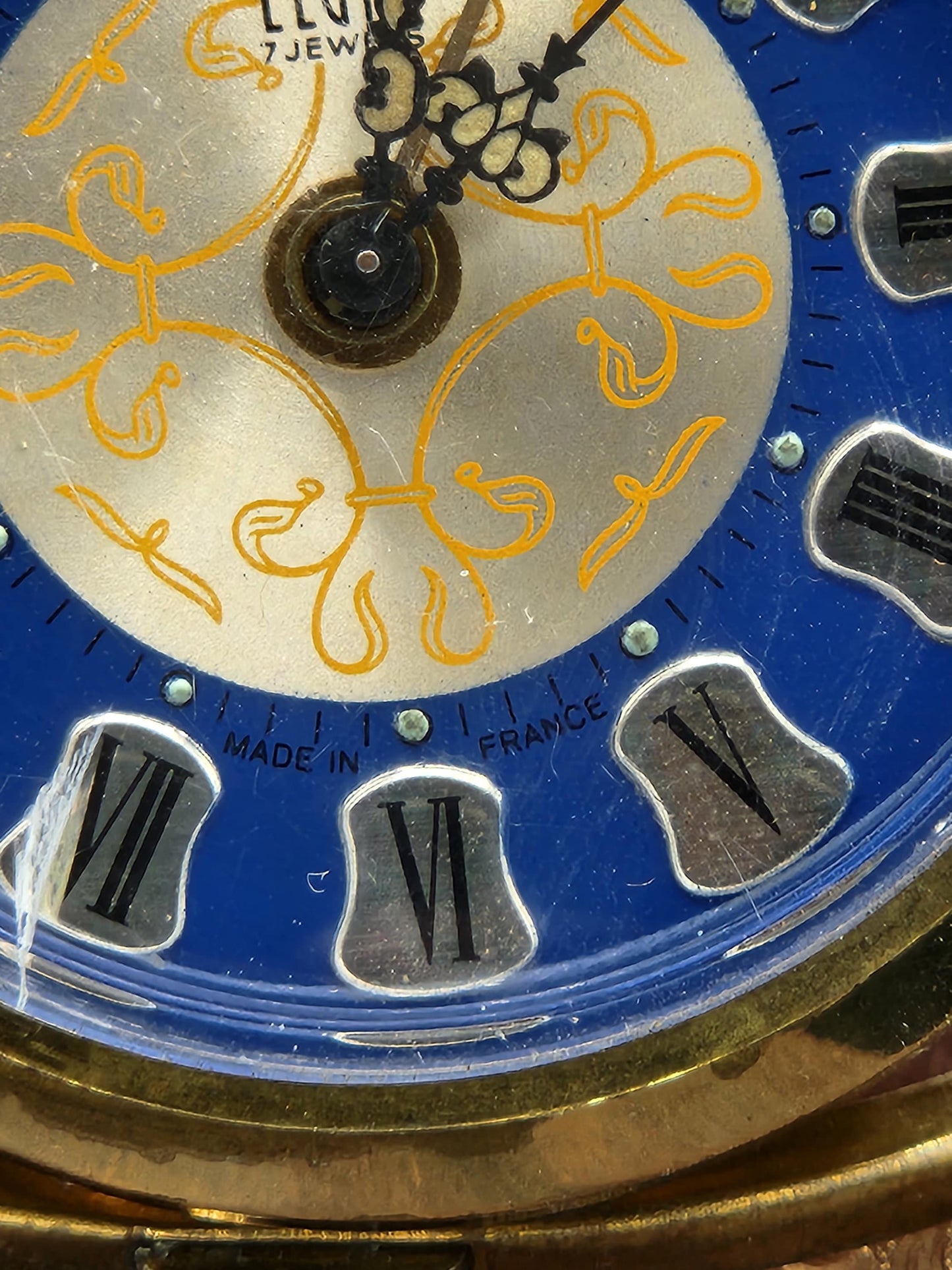 Elgin Bradley Time Division Vintage Travel Alarm Clock