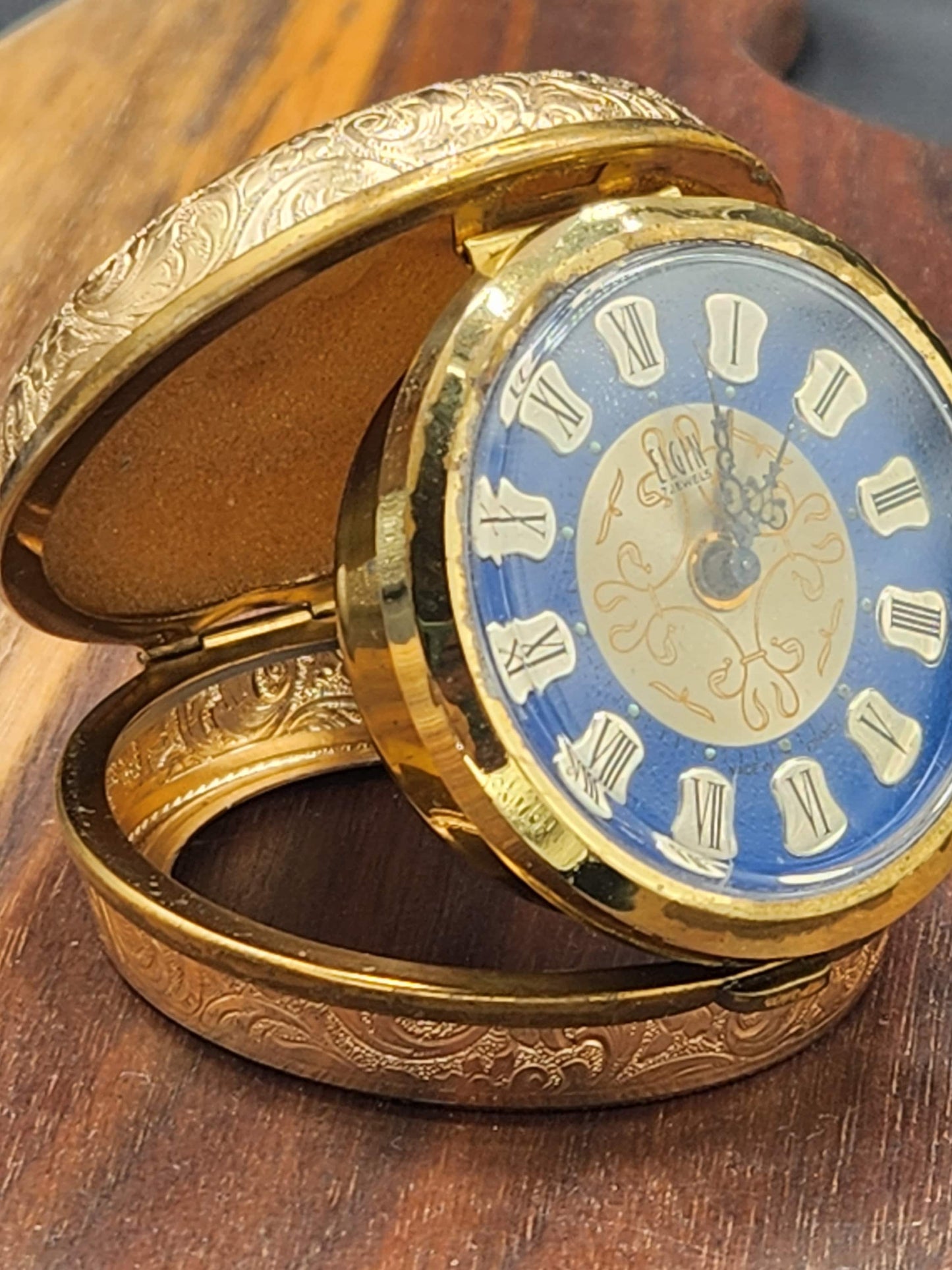 Elgin Bradley Time Division Vintage Travel Alarm Clock